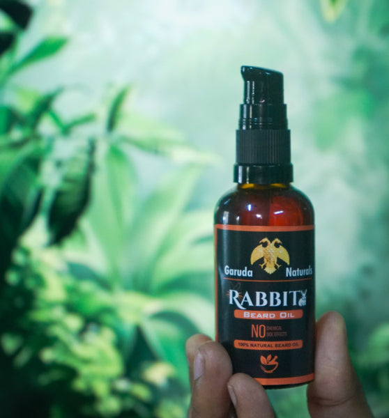 Rabbit Blood Anti Grey Beard Serum Oil - 100% Chemical - Free